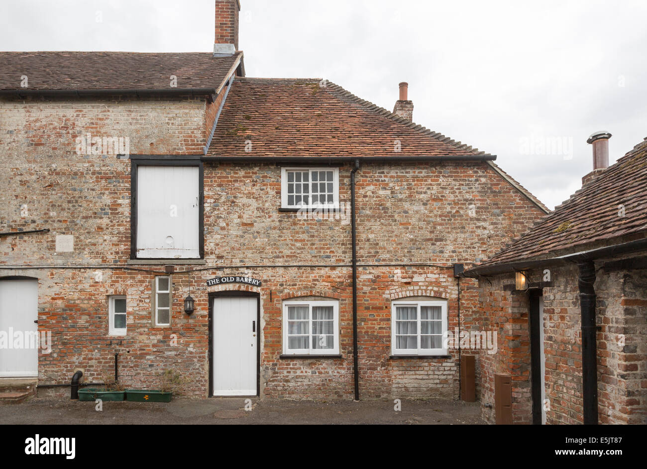 L'ancienne boulangerie d'Orient Stratton, un petit village de campagne près de Winchester, Hampshire, Royaume-Uni Banque D'Images