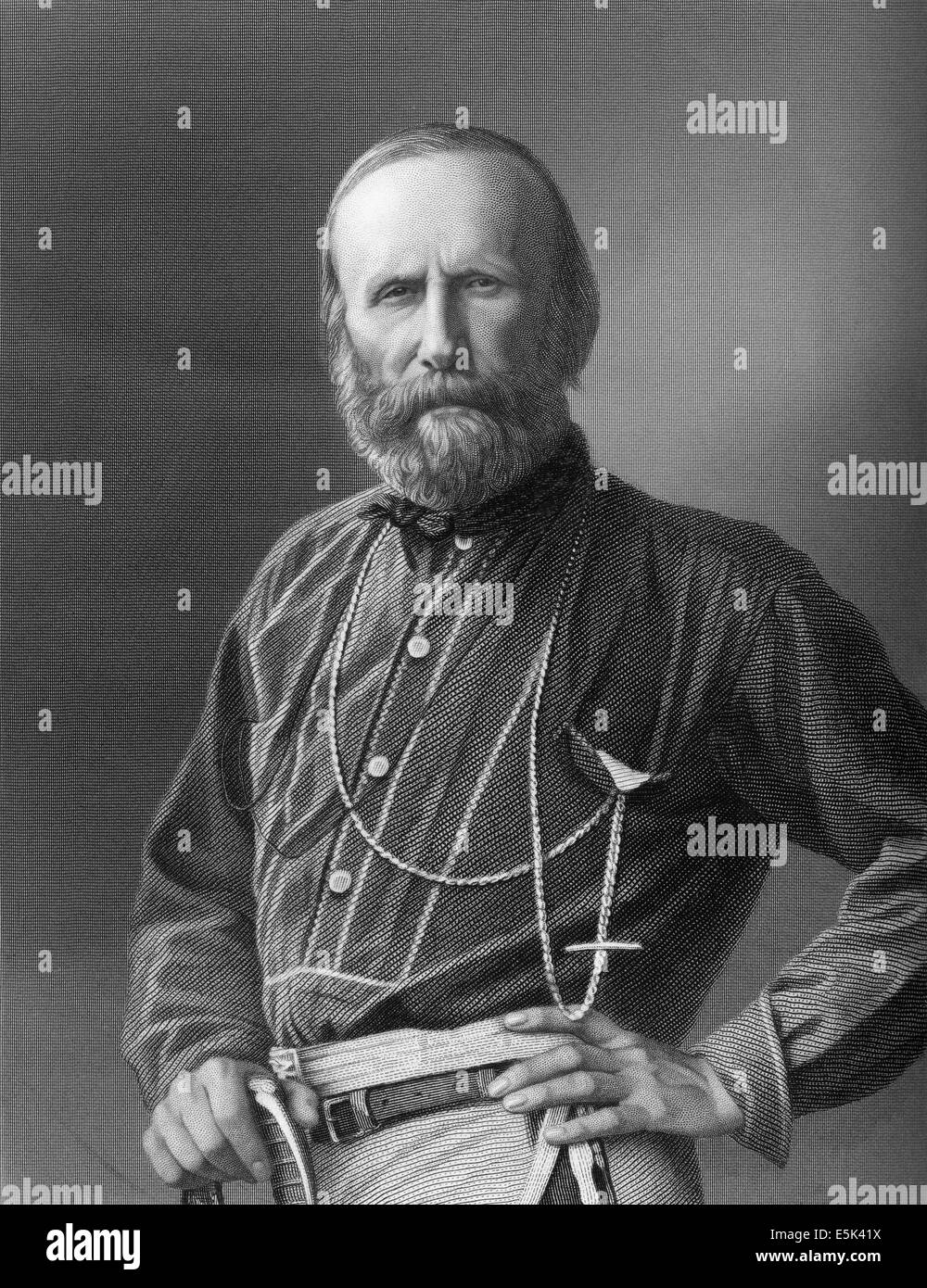 Giuseppe Garibaldi, 1807 - 1882, un guérillero et protagoniste du Risorgimento, Banque D'Images