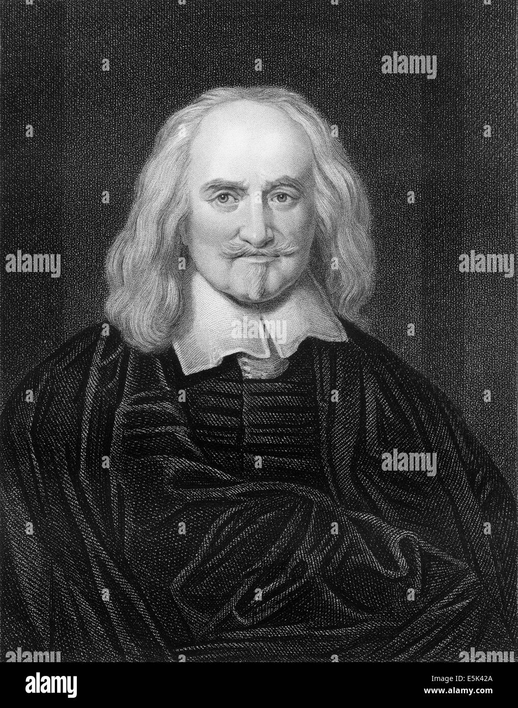 Thomas Hobbes de Malmesbury, 1588-1679, un philosophe anglais, Banque D'Images