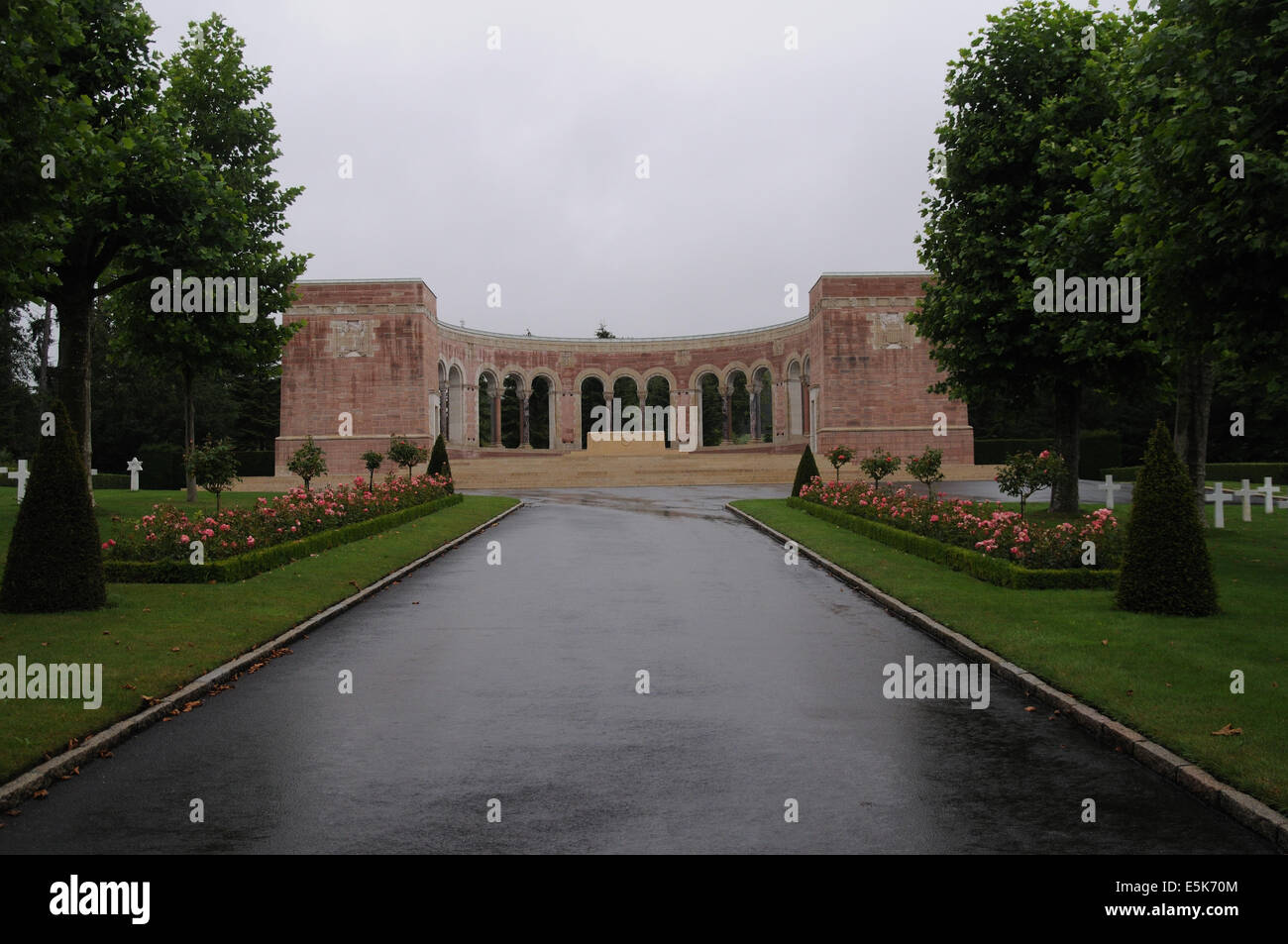 Cimetière Américain Oise-Aisne Banque D'Images