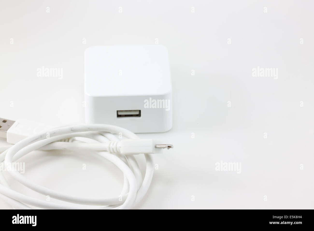 Le connecteur de câble Banque D'Images