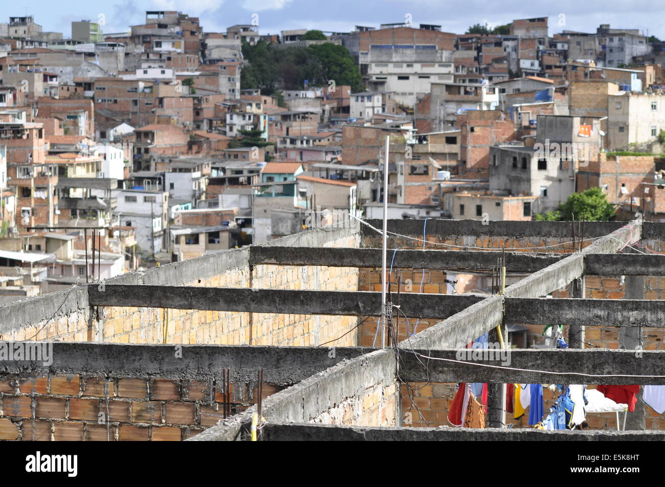 Favela São Caetano, Salvador da Bahia, Brésil. Banque D'Images