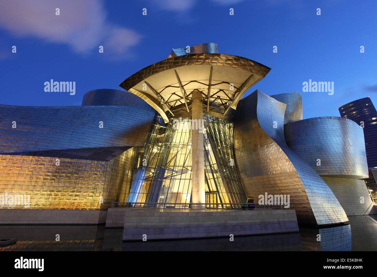 Musée d'Art Contemporain Guggenheim à Bilbao, Espagne Banque D'Images