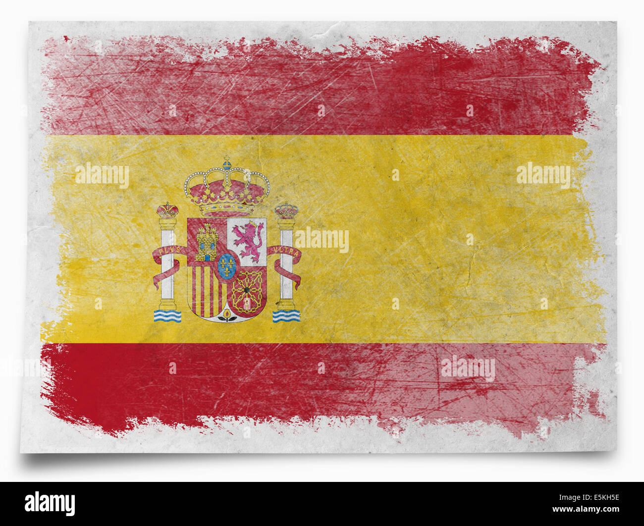 Espagne grunge flag Banque D'Images