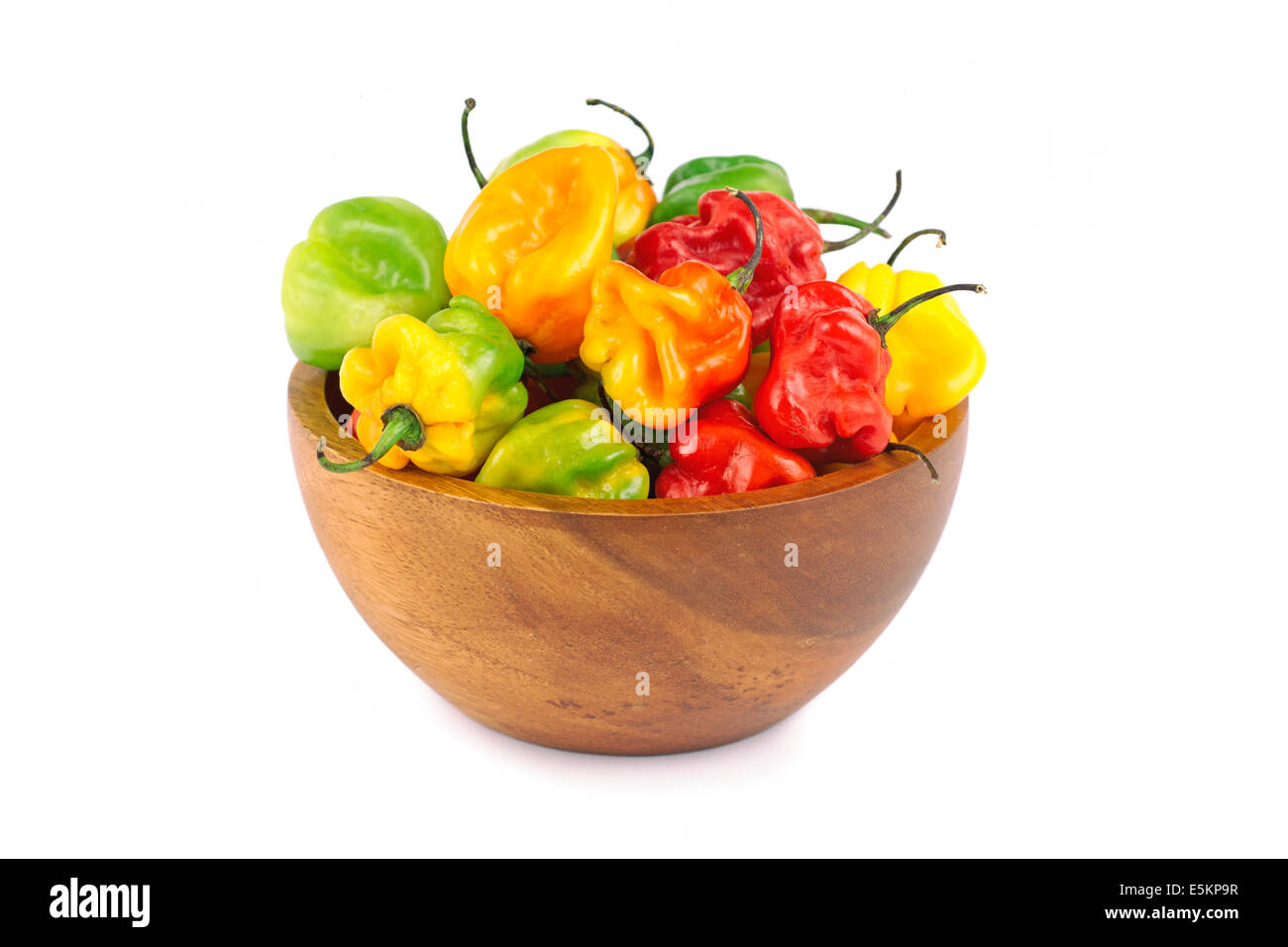 Les piments Scotch Bonnet, bonnet chaud Boabs Banque D'Images