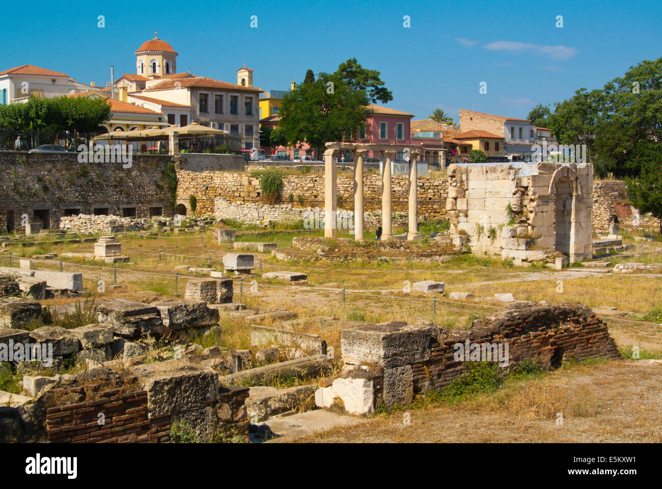 Palea Agora, Agora romaine, le centre d'Athènes, Grèce, Europe Banque D'Images