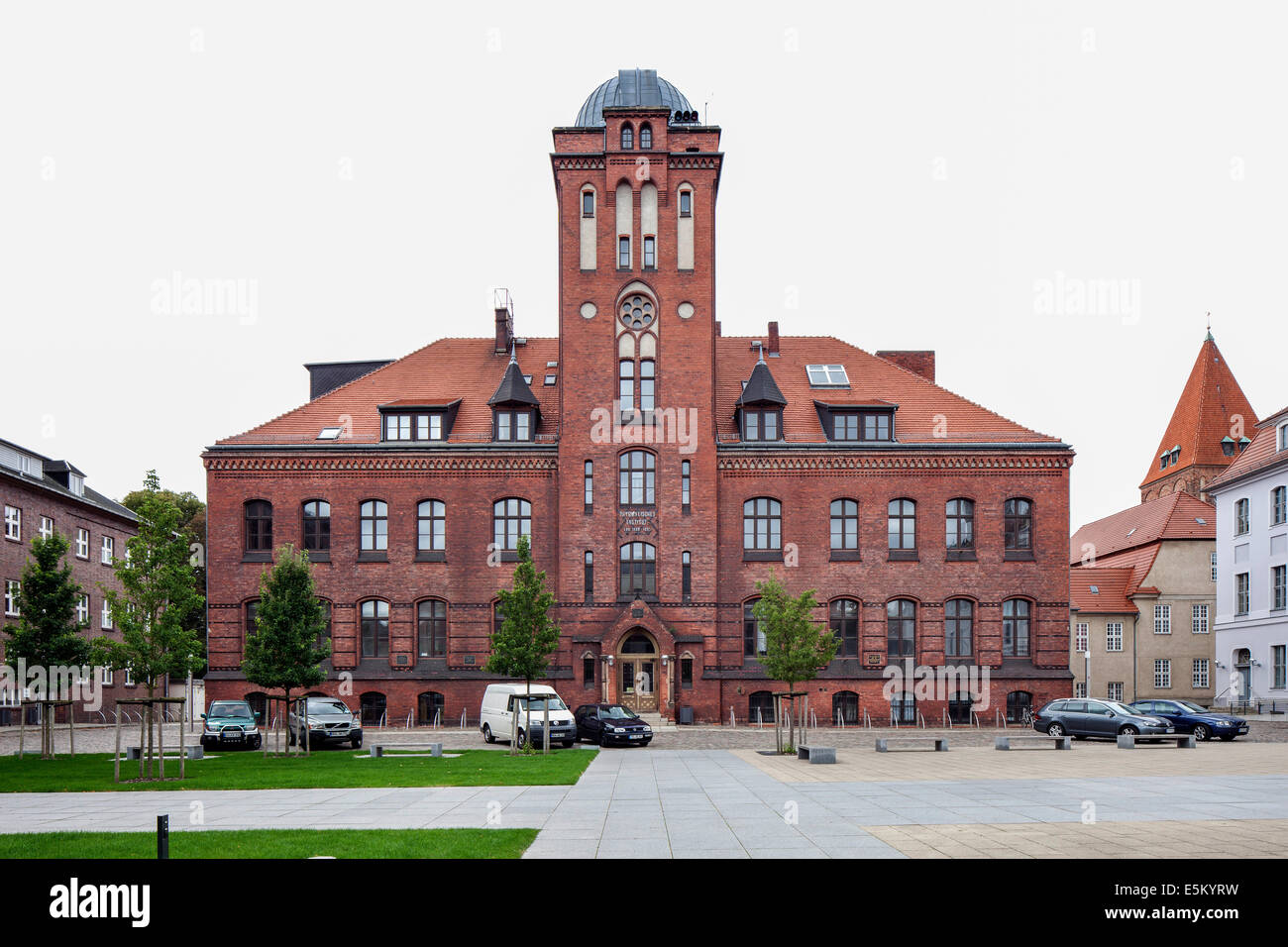 Institut de Physique, Université de Greifswald, ville hanséatique de Greifswald, Mecklembourg-Poméranie-Occidentale, Allemagne Banque D'Images