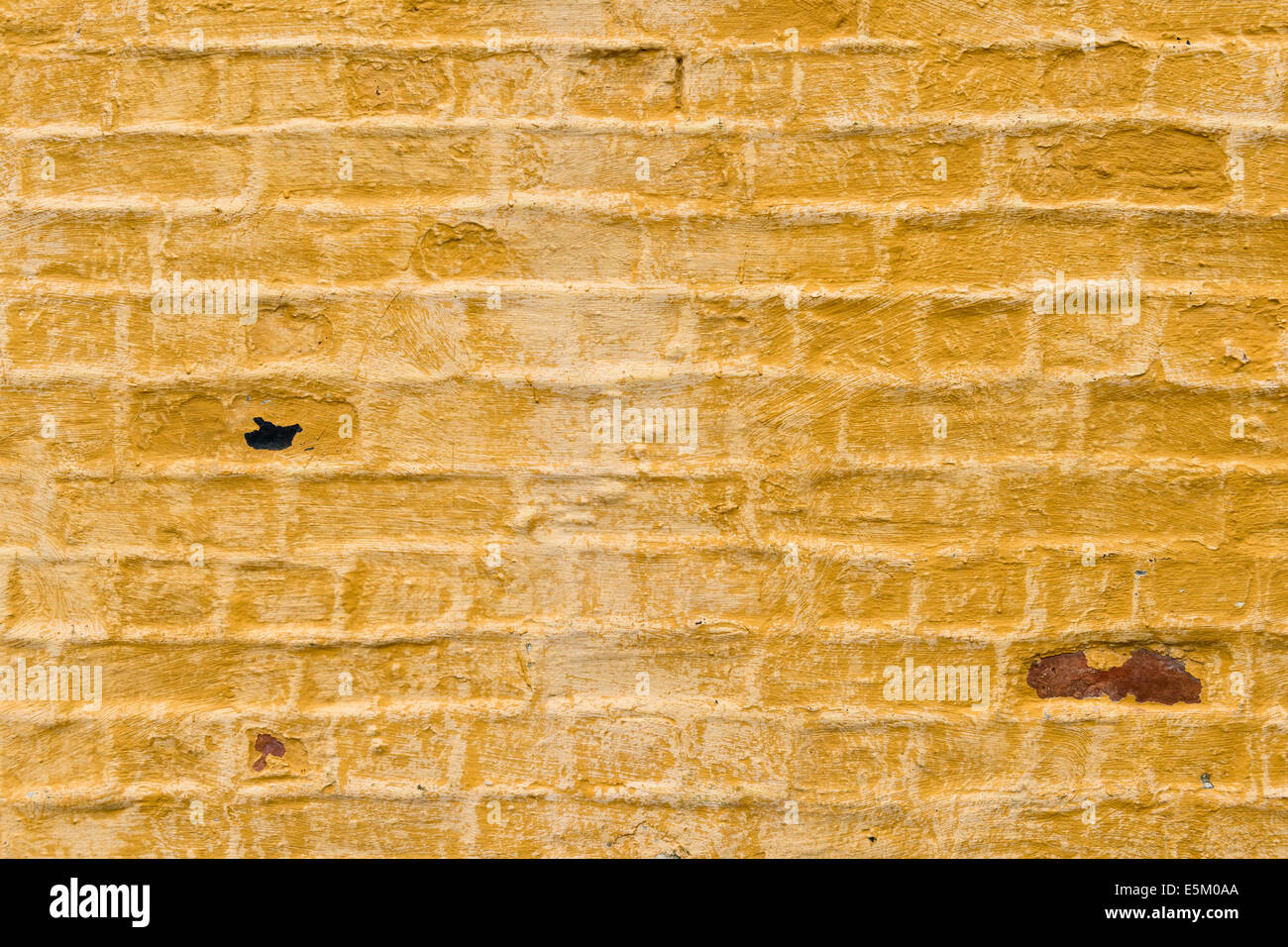 Laver ocre mur, Danemark Banque D'Images