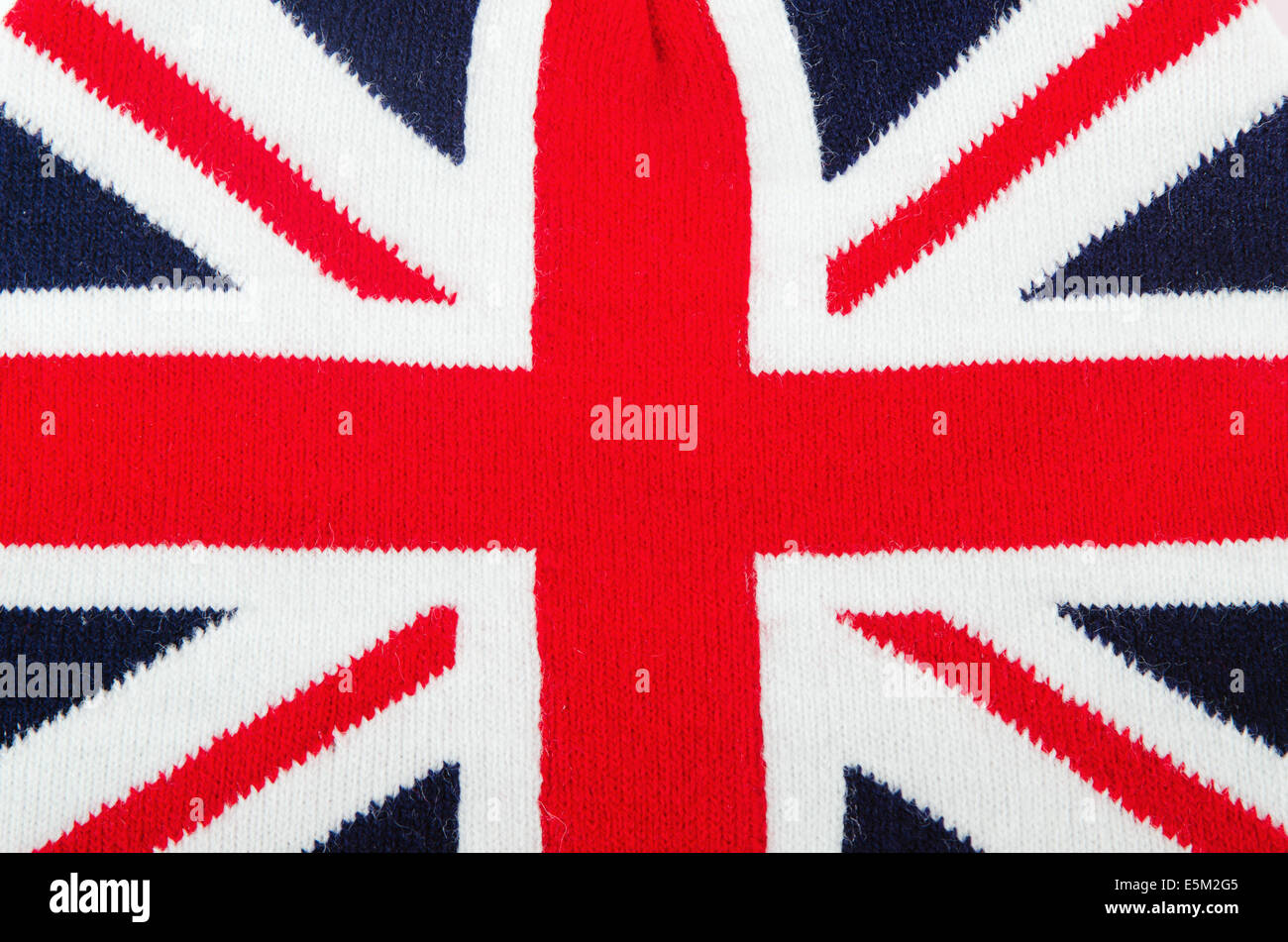 En drapeau anglais, close-up Banque D'Images