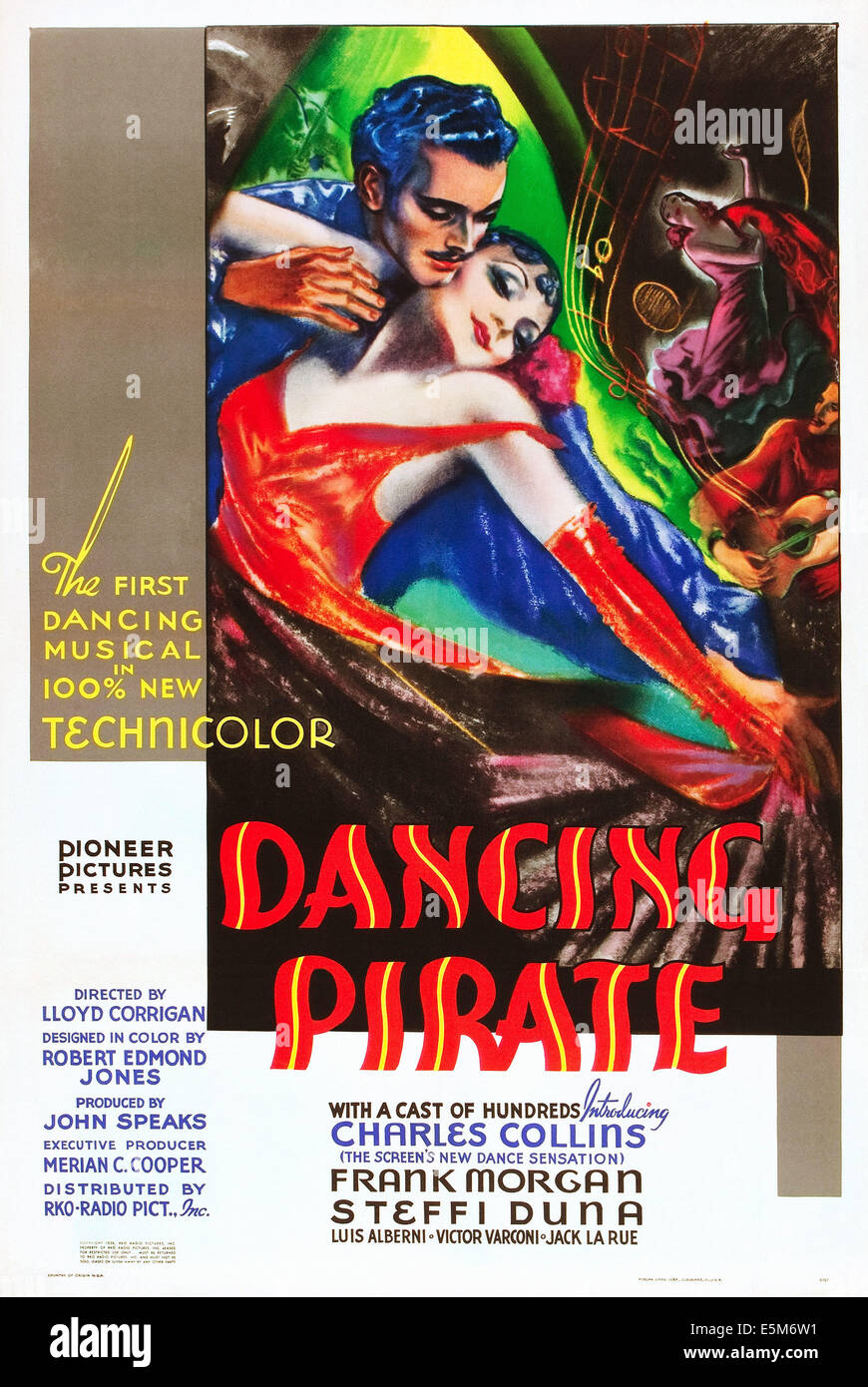 La DANSE, PIRATE-nous poster art, Charles Collins, Steffi Duna, 1936 Banque D'Images