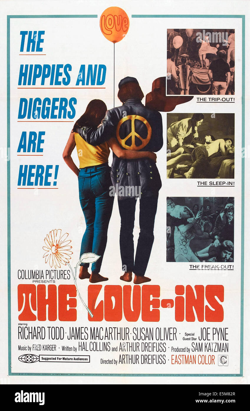 L'amour, l'art de l'affiche, 1967 US Banque D'Images