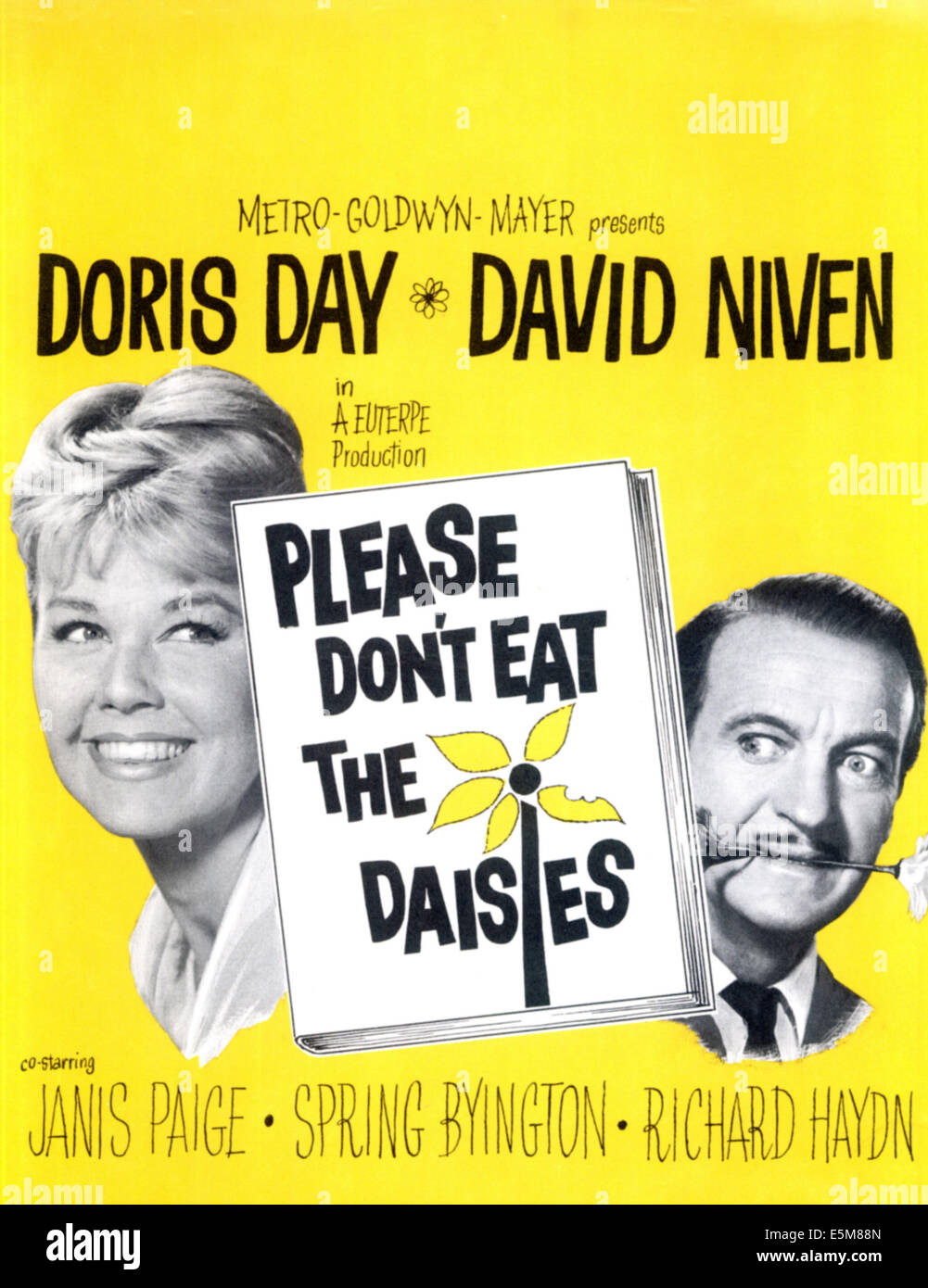 Veuillez ne pas manger les pâquerettes, Doris Day, David Niven, 1960 Banque D'Images