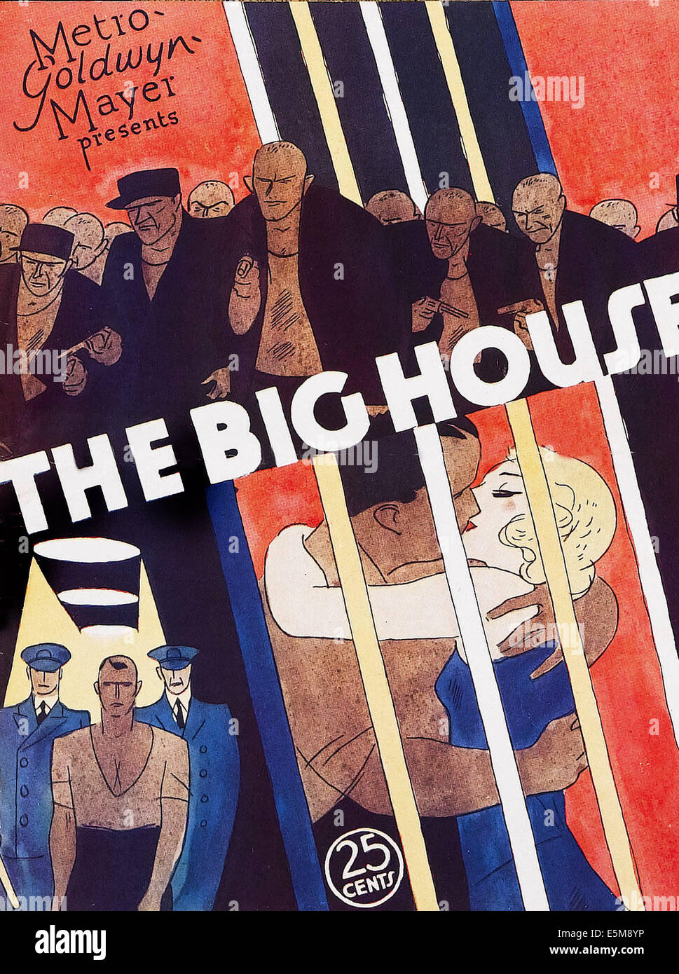 La grande maison, la couverture du programme, 1930. Banque D'Images