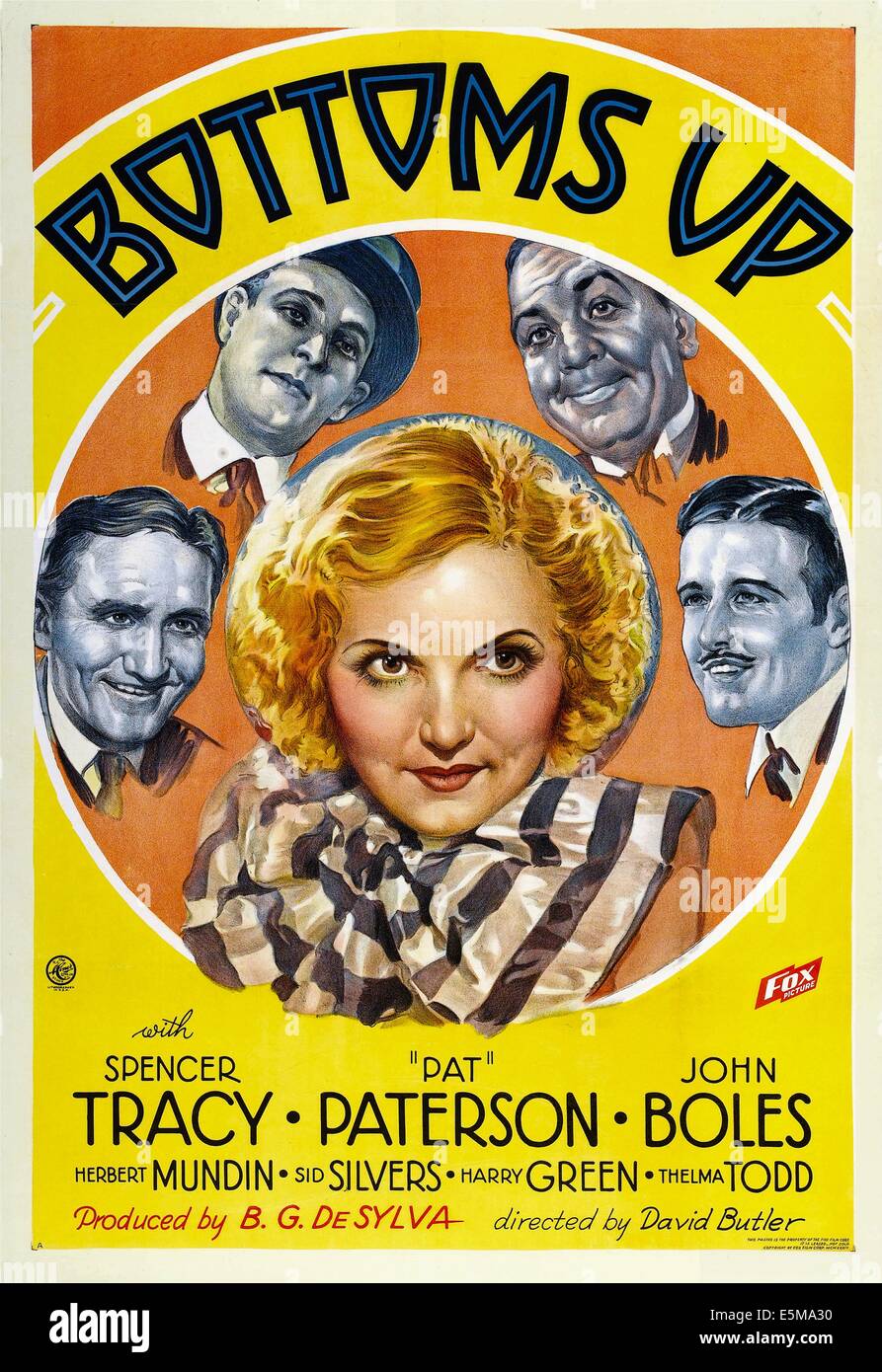 Boléro, dans le sens horaire à partir de la en bas à gauche : Spencer Tracy, Sid Silvers, Herbert Mundin, John Boles, Pat Paterson, 1934, TM et Banque D'Images