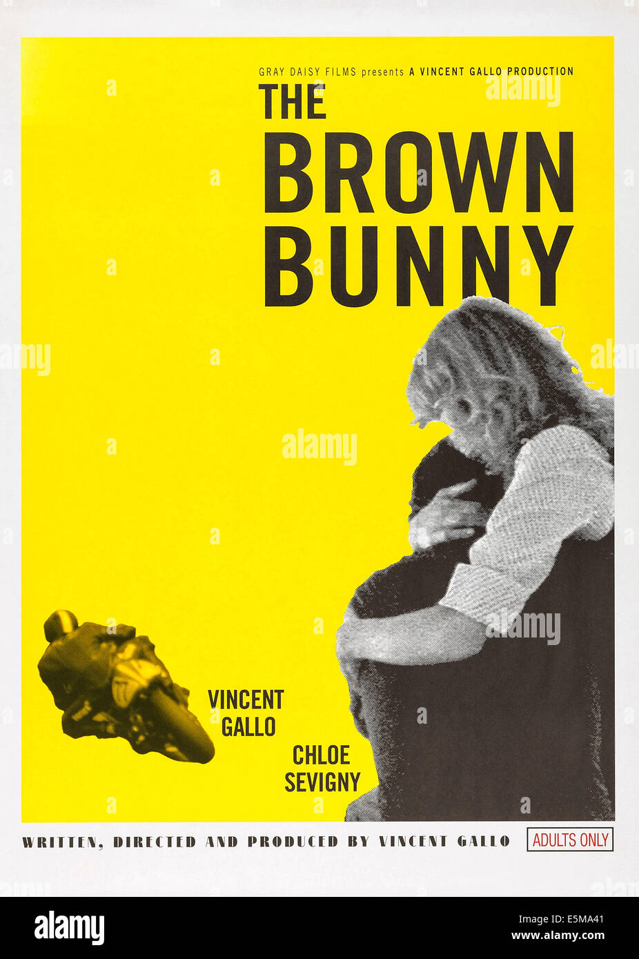 Le Brown Bunny, US poster art, Vincent Gallo, Chloe Sevigny, 2003. ©Collection Wellspring/avec la permission d'Everett Banque D'Images