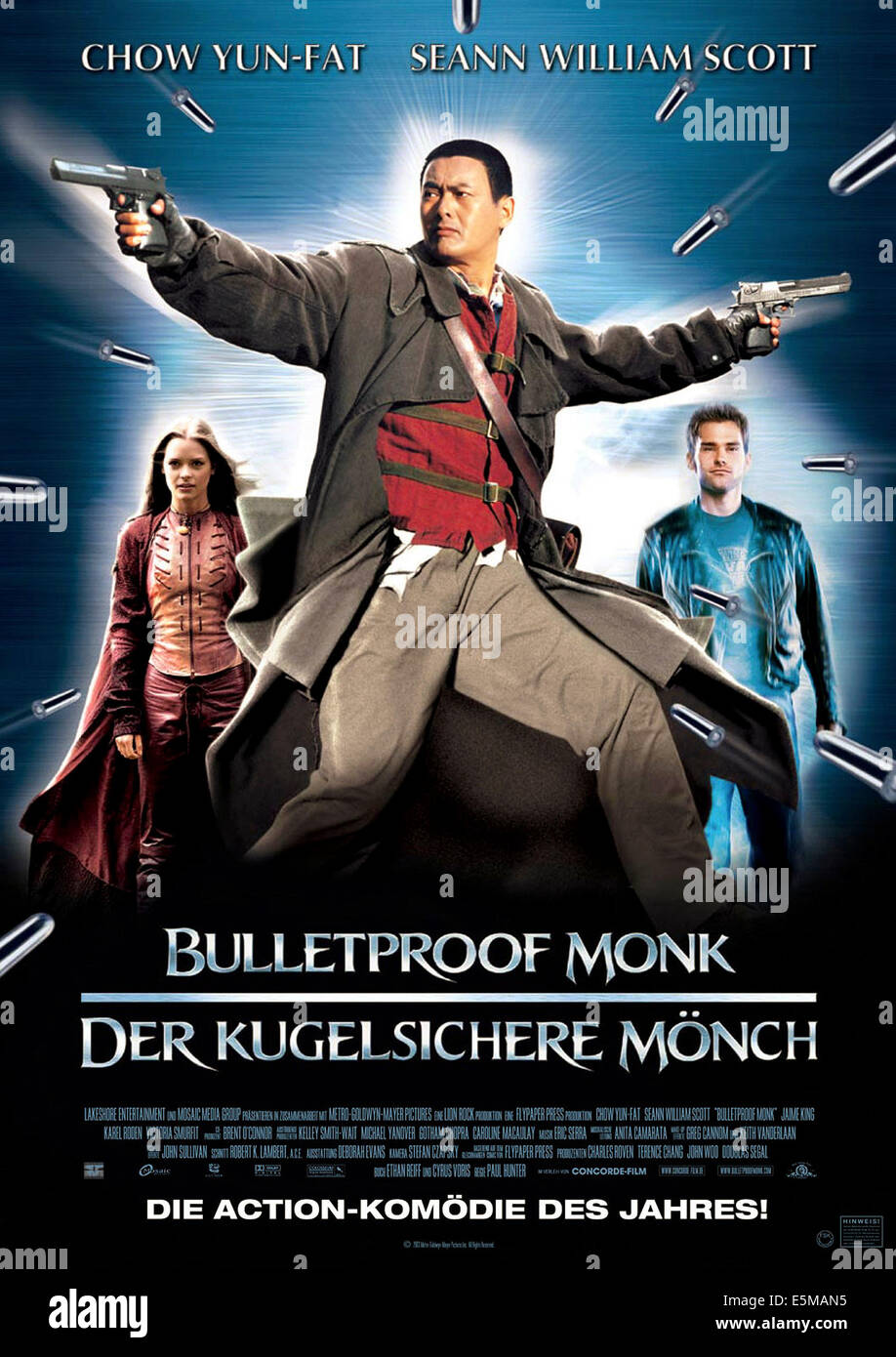 BULLETPROOF MONK, Jaime King, Chow Yun-Fat, Seann William Scott, 2003, (c) MGM/courtesy Everett Collection Banque D'Images