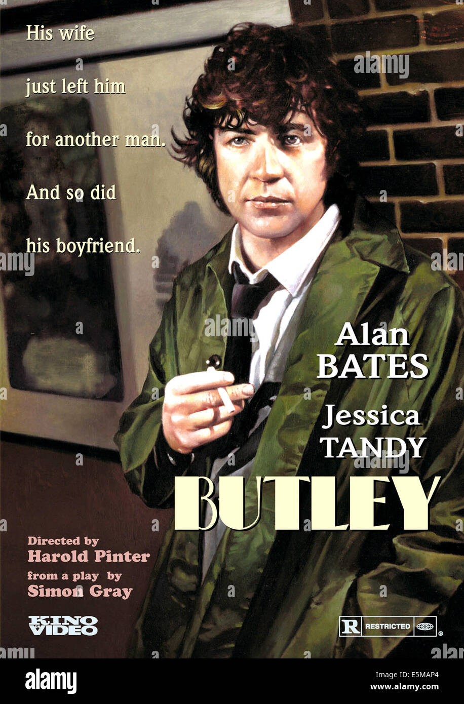 BUTLEY, Alan Bates, 1973 Banque D'Images