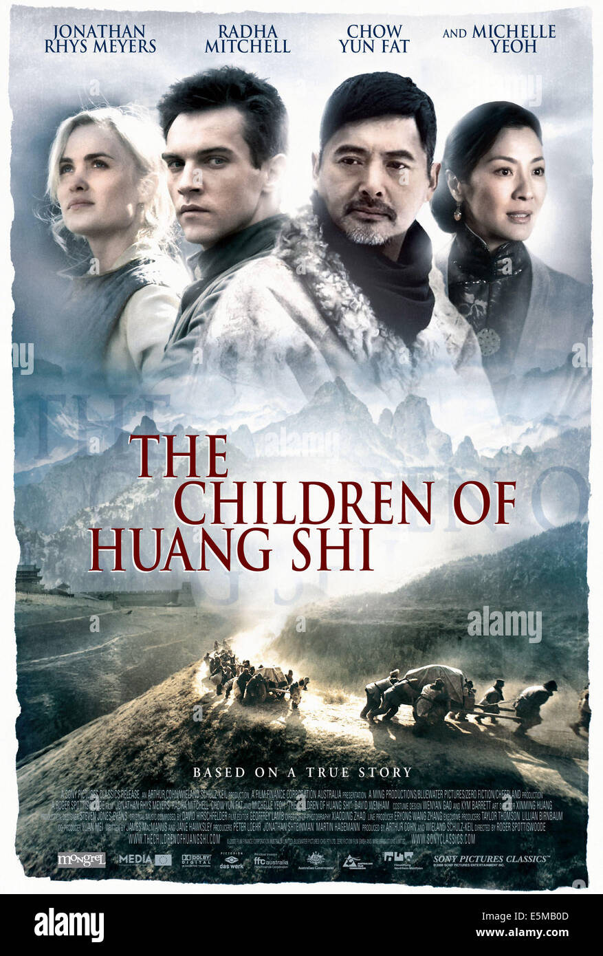Les enfants de Huang Shi, Radha Mitchell, Jonathan Rhys Meyers, Chow Yun-Fat, Michelle Yeoh, 2007. ©Sony Pictures Banque D'Images