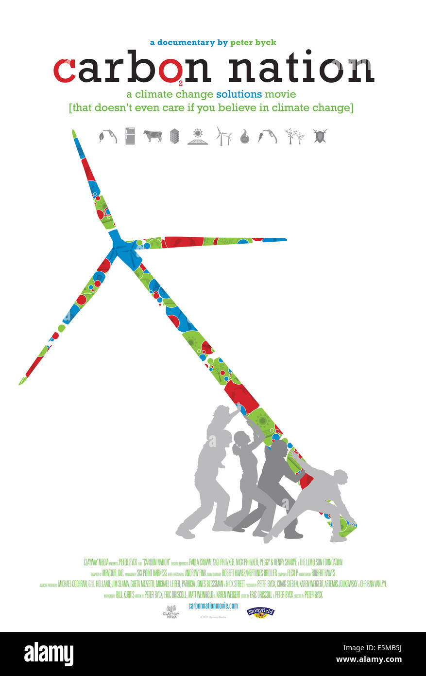 NATION, carbone-nous poster art, 2010 Banque D'Images