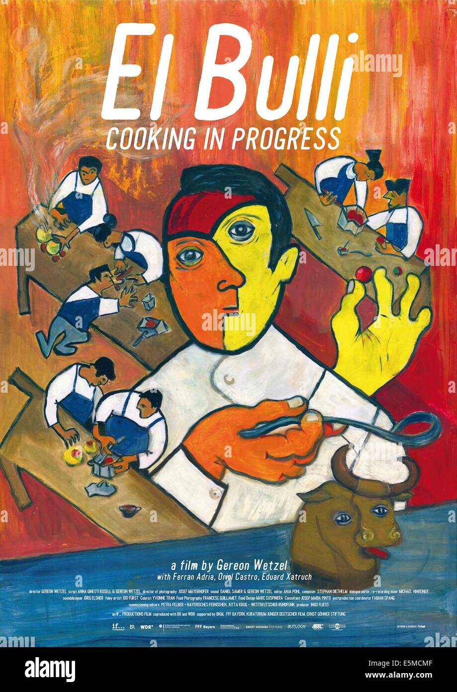 EL BULLI : COOKING IN PROGRESS, affiche en anglais international, 2010. ©Kino Lorber/avec la permission d'Everett Collection Banque D'Images