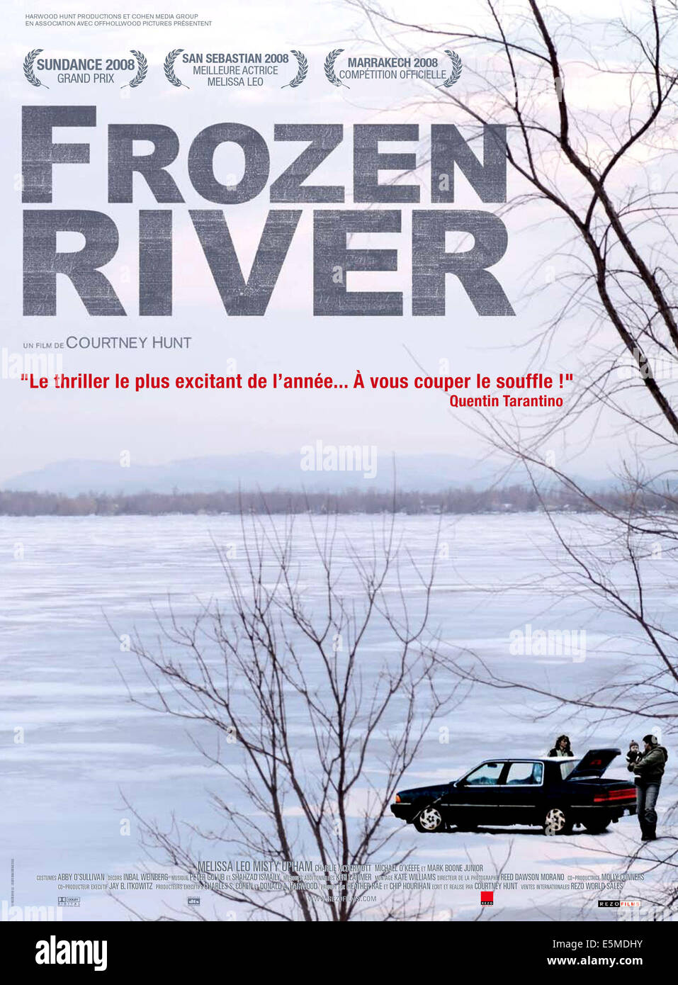 FROZEN RIVER, le français, l'art de l'affiche 2008. ©Sony Pictures Classics/avec la permission d'Everett Collection Banque D'Images FROZEN RIVER, le français, l'art de l'affiche 2008. ©Sony Pictures Classics/avec la permission d'Everett Collection Banque D'Images