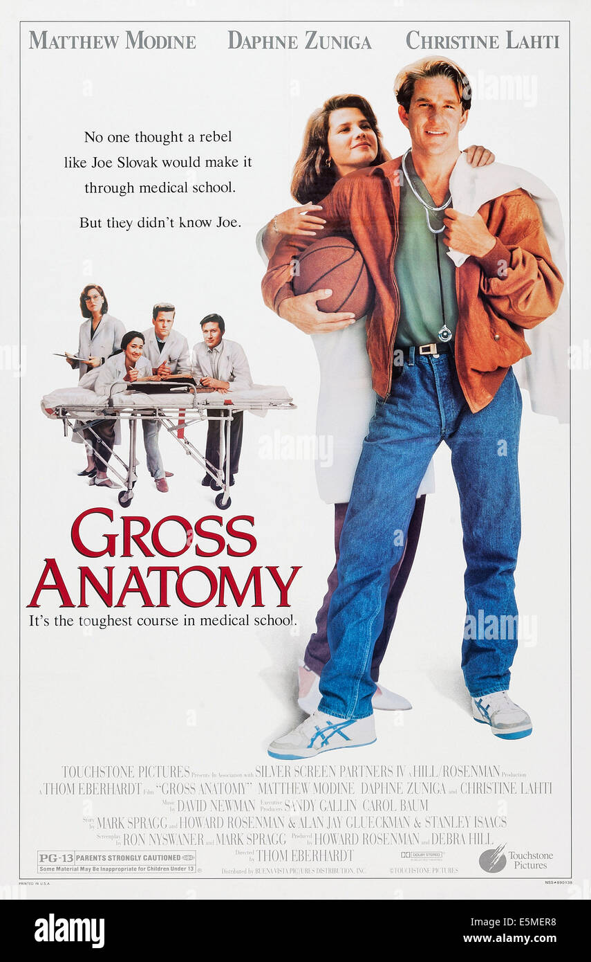 L'anatomie générale, de nous poster art, de gauche : Daphne Zuniga, Matthew Modine, 1989. © Buena Vista/avec la permission d'Everett Collection Banque D'Images
