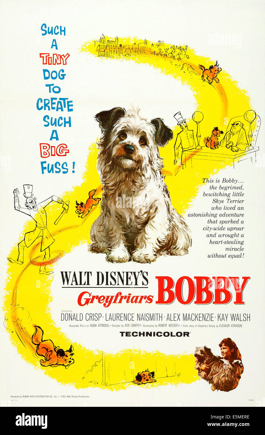 Kampa Kampa, (aka : L'HISTOIRE VRAIE D'UN CHIEN), US, de l'affiche en bas à droite : Joan Juliet Buck, 1961 Banque D'Images