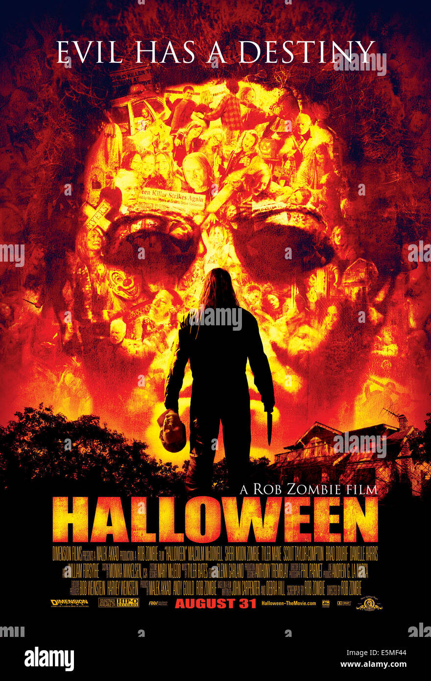 HALLOWEEN, Tyler Mane, 2007. ©Dimension Films/avec la permission d'Everett Collection Banque D'Images