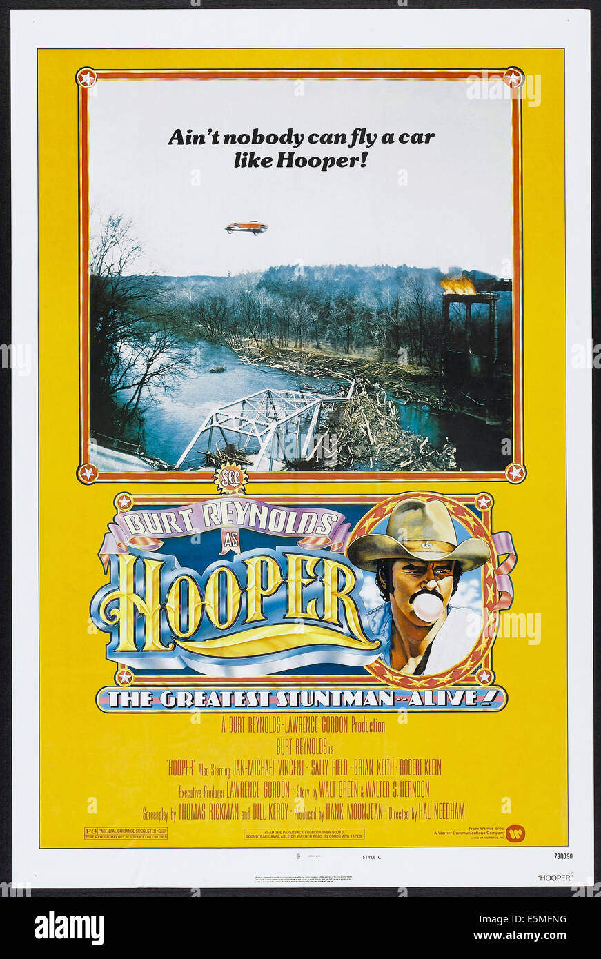 HOOPER, de nous poster, Burt Reynolds, 1978, © Warner Brothers/avec la permission d'Everett Collection Banque D'Images