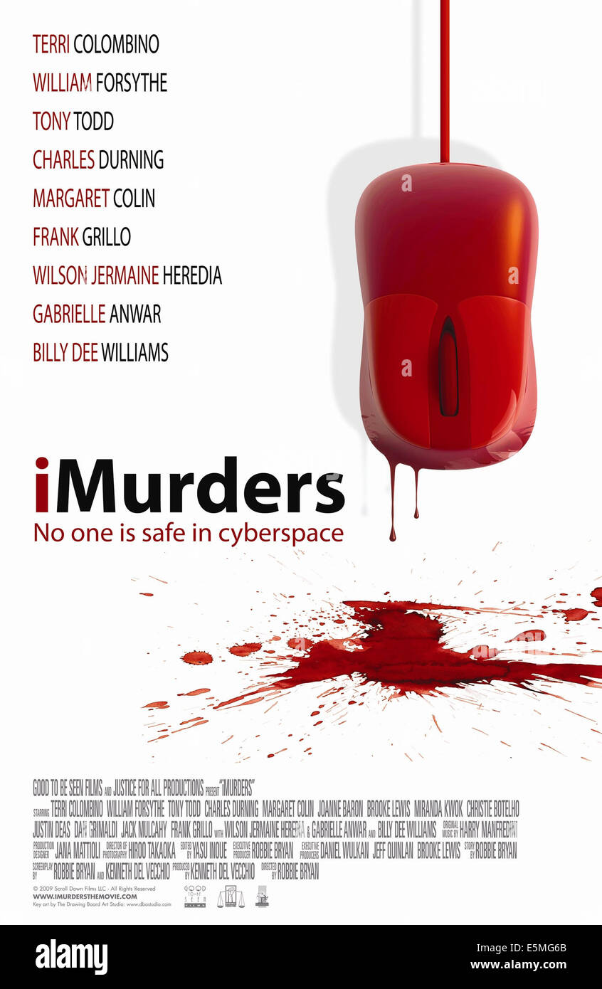 IMURDERS, US poster art, 2008. ©Anchor Bay Entertainment/avec la permission d'Everett Collection Banque D'Images IMURDERS, US poster art, 2008. ©Anchor Bay Entertainment/avec la permission d'Everett Collection Banque D'Images