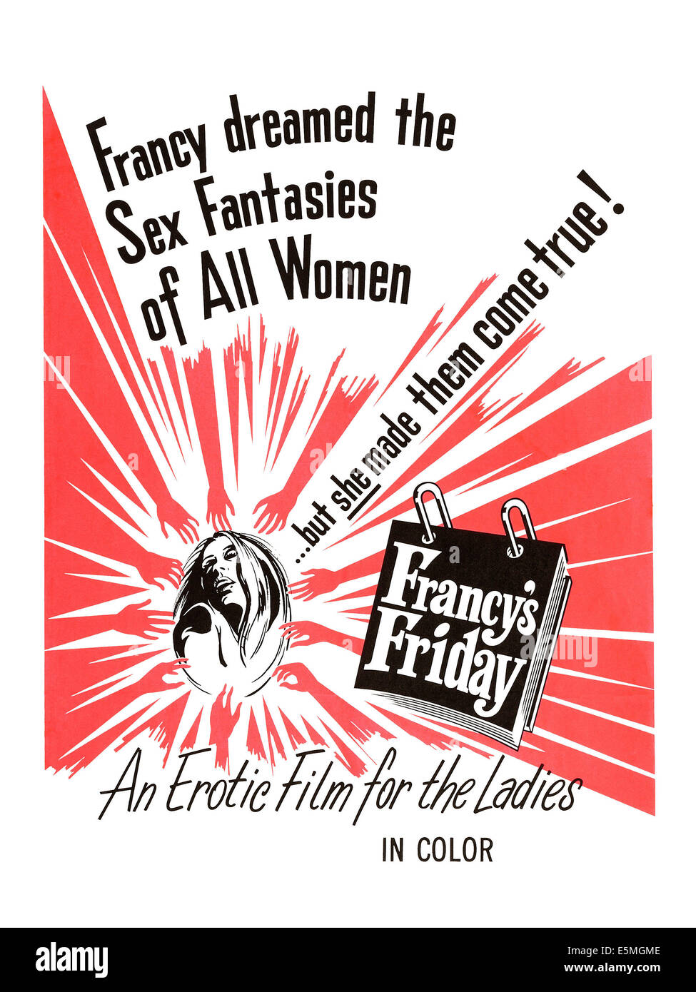 C'est... FRANCY'S VENDREDI (aka C'EST FRANCY'S vendredi), l'affiche, 1972 US Banque D'Images
