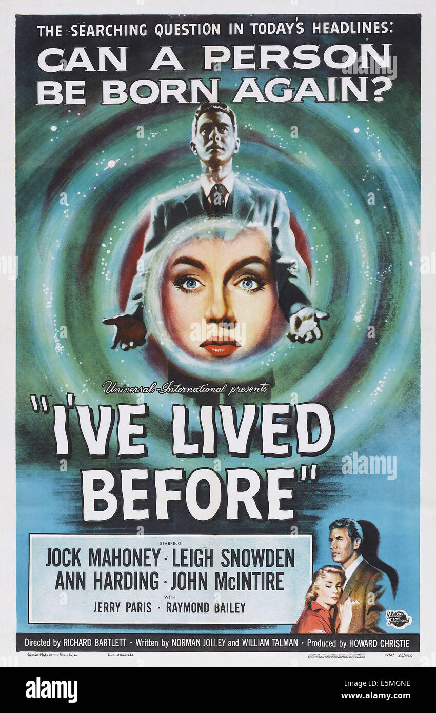 J'ai vécu avant nous, l'art de l'affiche, 1956 Banque D'Images