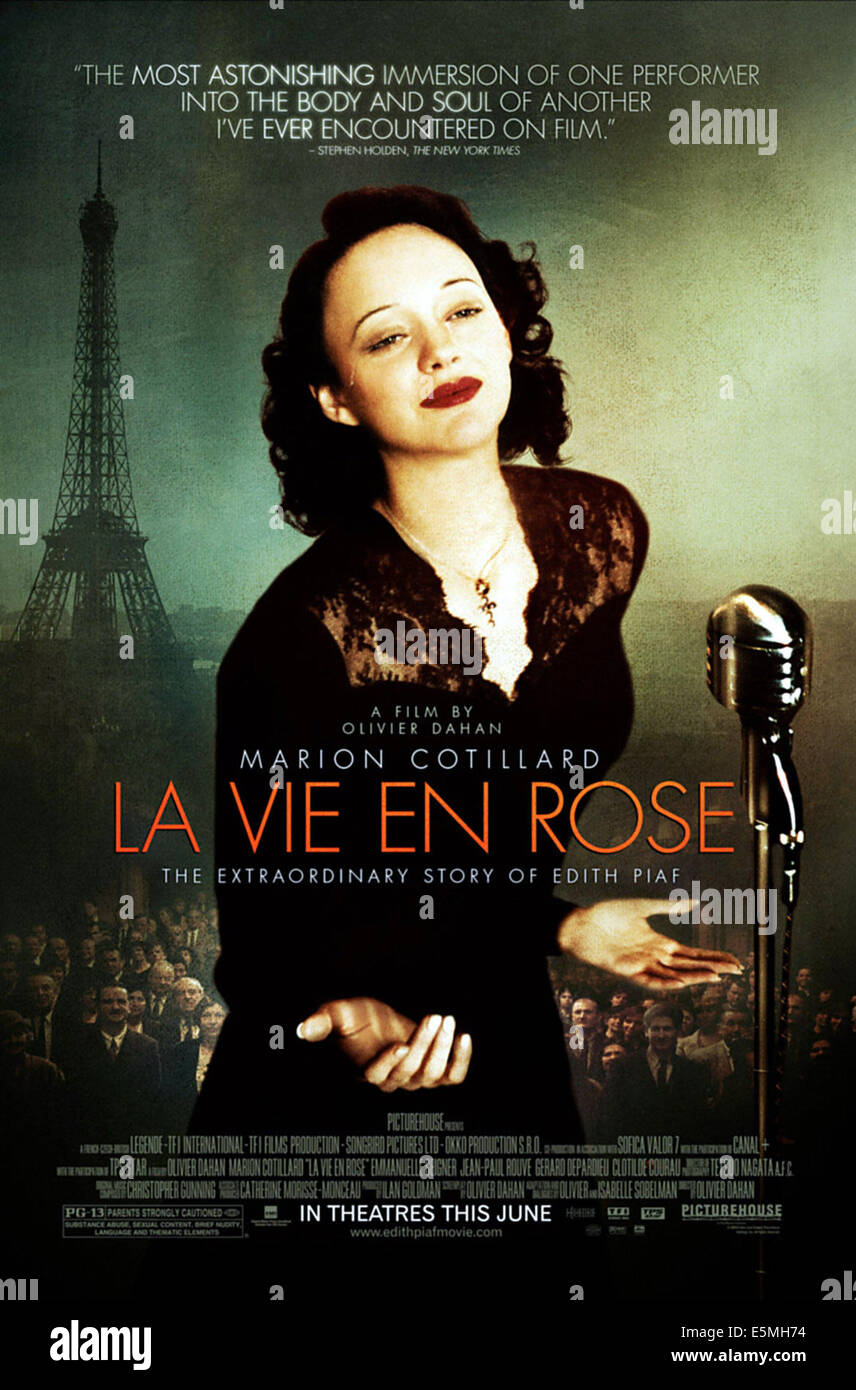 LA VIE EN ROSE, (aka LA MOME), Marion Cotillard en Edith Piaf, 2007. ©Picturehouse/avec la permission d'Everett Collection Banque D'Images