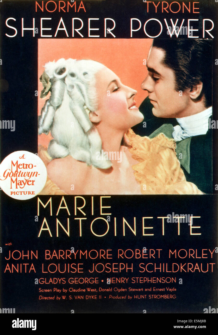 MARIE ANTOINETTE, Norma Shearer, Tyrone Power, 1938 Banque D'Images