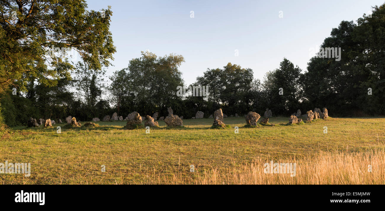 Le Rollright stones, Oxfordshire, Angleterre Banque D'Images