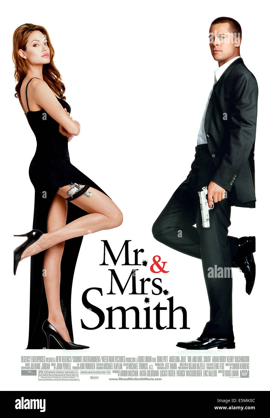 M. et Mme. SMITH, Angelina Jolie, Brad Pitt, 2005, TM & Copyright (c) 20th Century Fox Film Corp. Tous droits réservés. Banque D'Images M. et Mme. SMITH, Angelina Jolie, Brad Pitt, 2005, TM & Copyright (c) 20th Century Fox Film Corp. Tous droits réservés. Banque D'Images