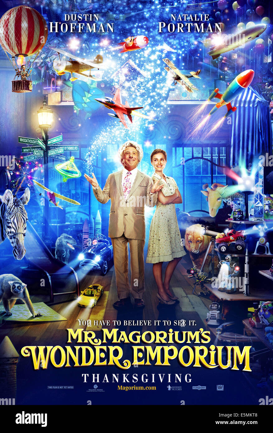 M. MAGORIUM'S WONDER EMPORIUM, Dustin Hoffman, Natalie Portman, 2007. TM et © 20th Century Fox. Tous droits réservés/avec la permission Banque D'Images