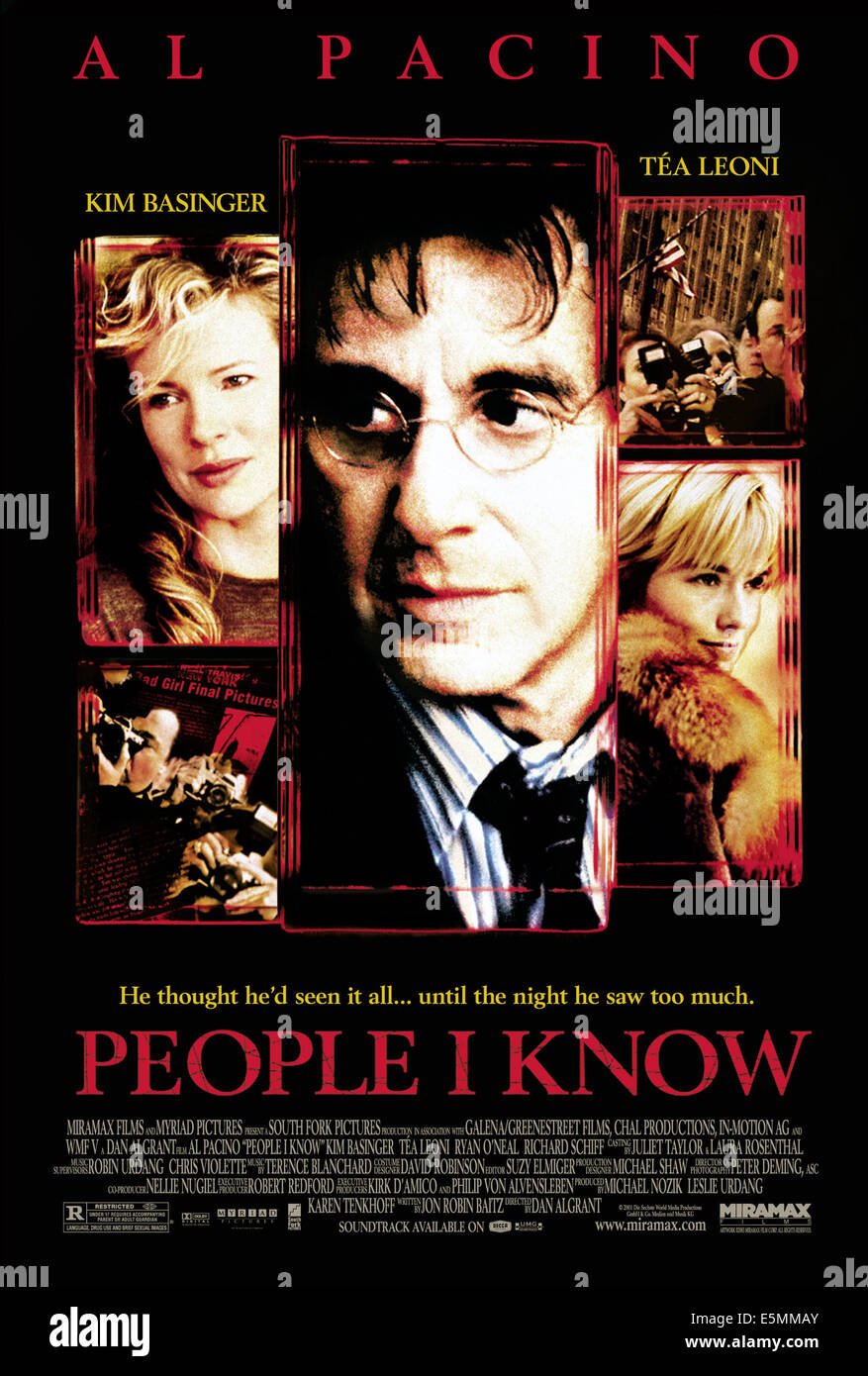 Les gens que je connais, Kim Basinger, Tea Leoni, Al Pacino, 2003. ©Miramax/avec la permission d'Everett Collection Banque D'Images