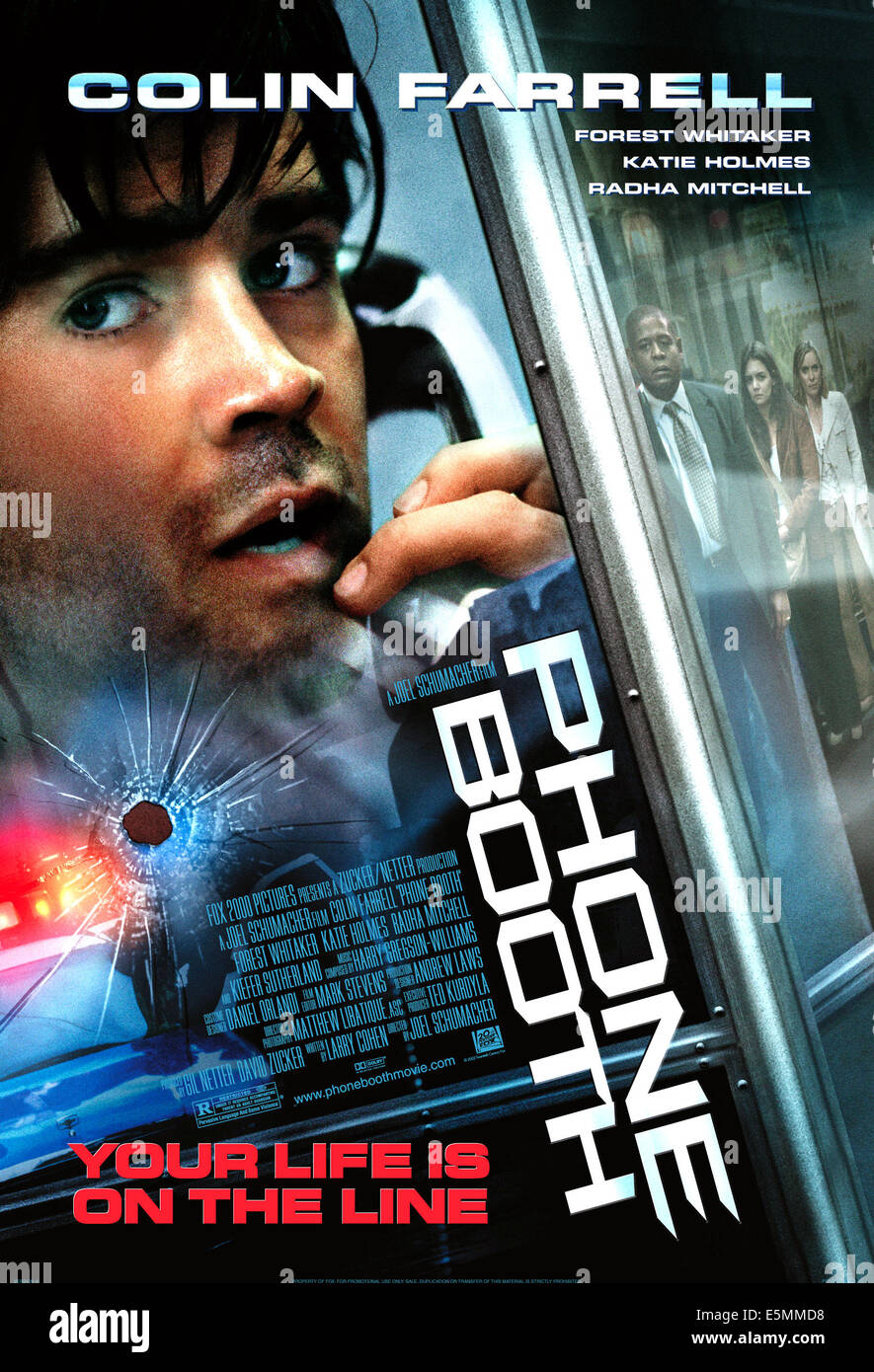 Cabine téléphonique, Colin Farrell, 2003, TM & Copyright (c) 20th Century Fox Film Corp. Tous droits réservés. Banque D'Images