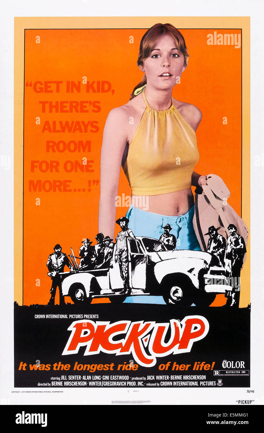 PICK-UP, l'affiche NOUS, Jill Senter, 1975 Banque D'Images