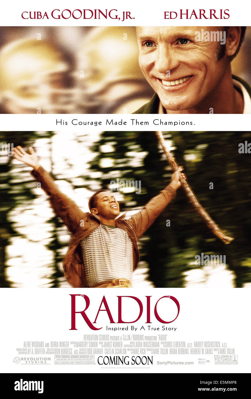 RADIO, Cuba Gooding Jr., Ed Harris, 2003, (c) Columbia/avec la permission d'Everett Collection Banque D'Images