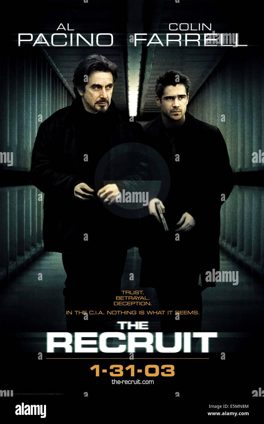 La recrue, Al Pacino, Colin Farrell, 2003, (c) Walt Disney/avec la permission d'Everett Collection Banque D'Images
