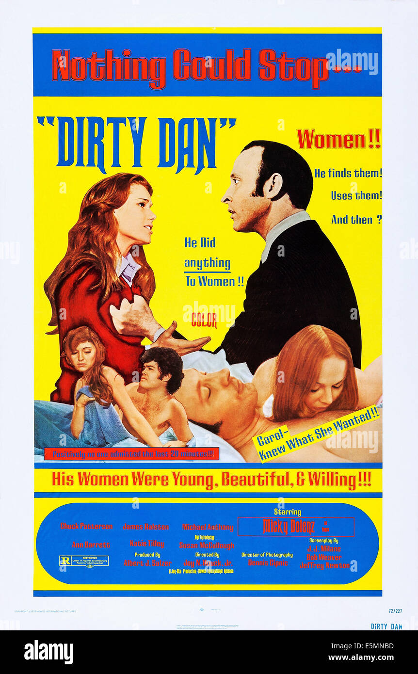 La nuit de l'STRANGLER, (aka DIRTY DAN'S WOMEN, aka EST LE PÈRE ASSEZ NOIR ?, alias l'As de pique), deuxième à partir de la bas Banque D'Images