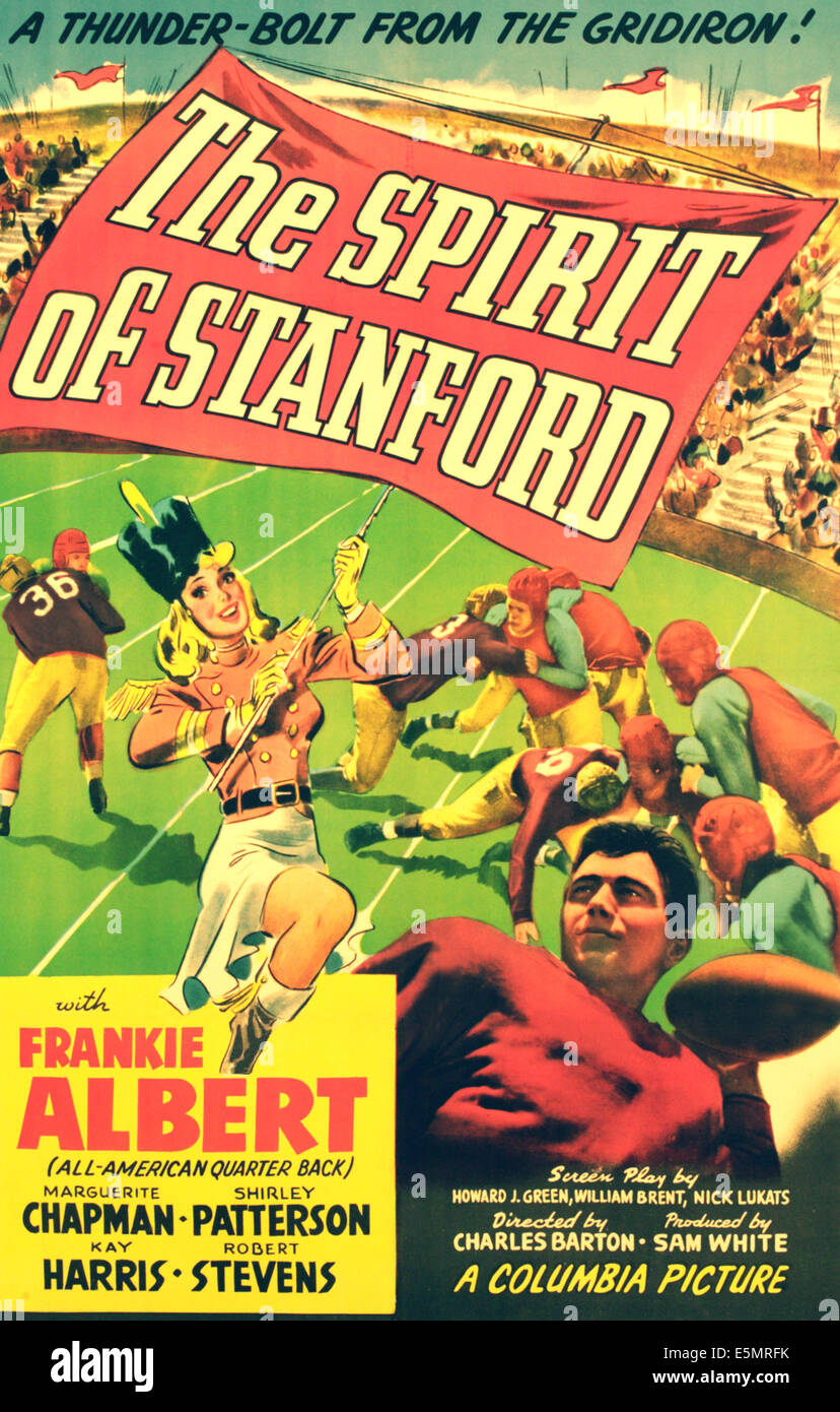 L'ESPRIT DE L'art de l'affiche, Stanford, 1942 Banque D'Images