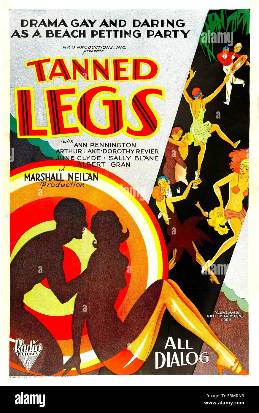 Les jambes bronzées, 1929 Banque D'Images