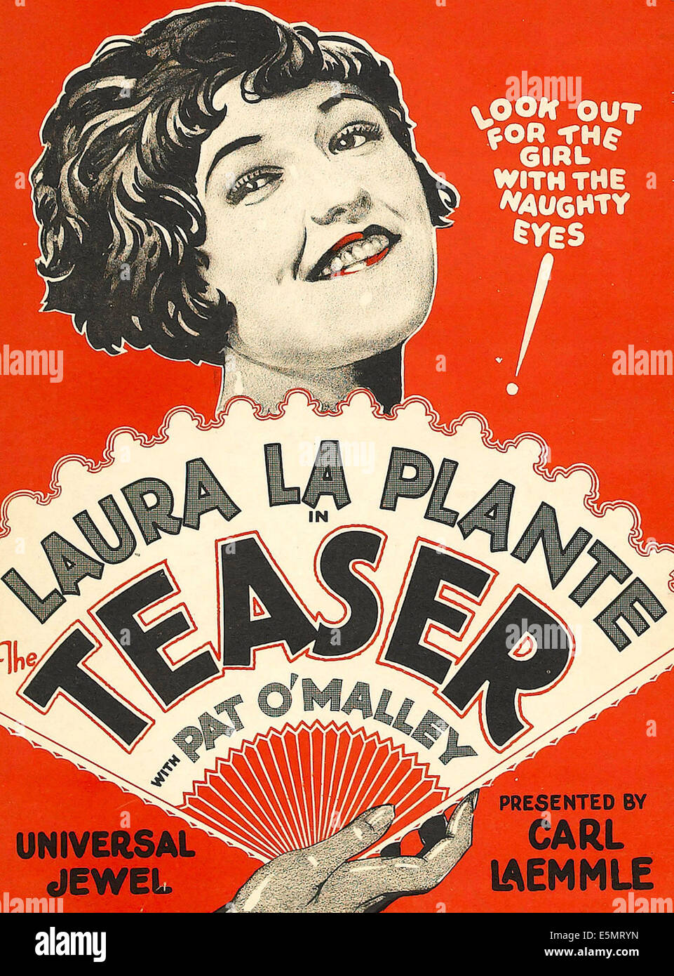 L'aperçu, Laura La Plante, 1925. Banque D'Images