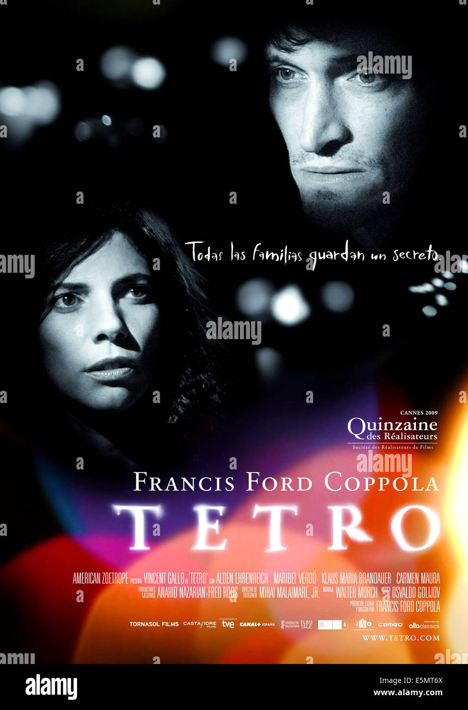 TETRO, l'espagnol, l'art de l'affiche à partir de la gauche : Maribel Verdu, Vincent Gallo, 2009. ©American Zoetrope/avec la permission d'Everett Collection Banque D'Images