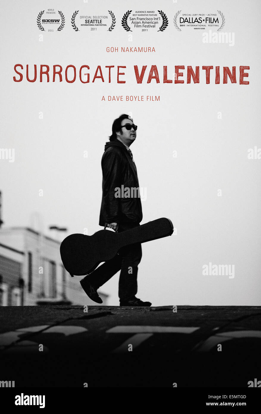 SURROGATE VALENTINE, Goh Nakamura sur nous l'affiche, 2011, ©Tiger films industriels/avec la permission d'Everett Collection Banque D'Images