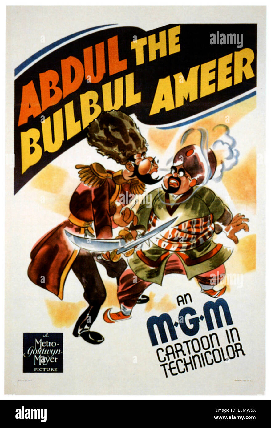Le BULBUL Abdul Amir, l'affiche, 1941. Banque D'Images