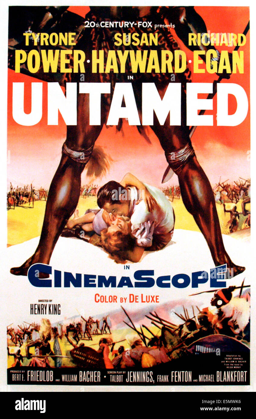 Nous sauvage, l'affiche, 1955. TM & © Twentieth Century-Fox Film Corp./20 Tous droits réservés/avec la permission d'Everett Collection Banque D'Images